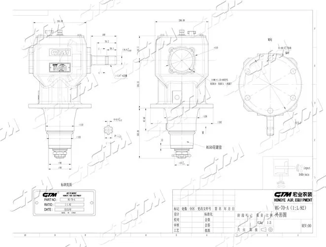 Руковолочная коробка передач